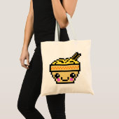 8 Bit Kawaii Ramen Tragetasche (Vorderseite (Produkt))