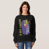 8 Bit Legend Gaming Arcade Machine Bit Konzession Sweatshirt (Vorne ganz)