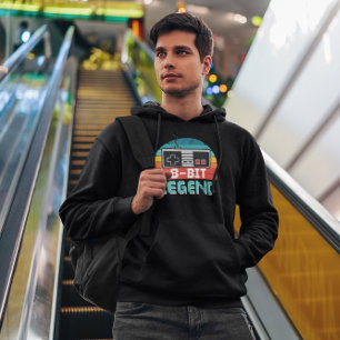 8-Bit-Legende - Retro-Gamer Hoodie