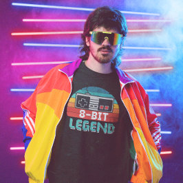 8-Bit-Legende - Videospiel T-Shirt
