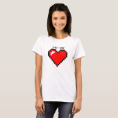 8-Bit-Liebe | T-Shirt (Vorne ganz)