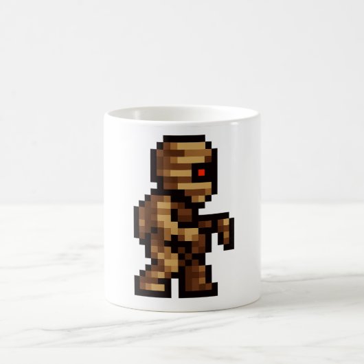 8-bit Mummy Kaffeetasse (Mittel)
