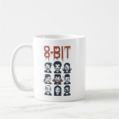 8 Bit nach einem Vampir Kaffeetasse (Links)