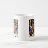 8-Bit-neues Abendmahlpferd Kaffeetasse (Mittel)