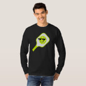 8 Bit Nft Pixel Pickleball mit Sonnenbrille Meme T-Shirt (Vorne ganz)