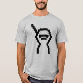 8 Bit ninja T-Shirt (Vorderseite)