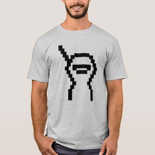 8 Bit ninja T-Shirt (Vorderseite)