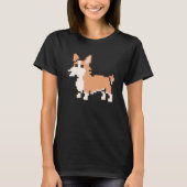 8 Bit Pixel Corgi T-Shirt (Vorderseite)