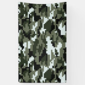 8 Bit Pixel Digital Urban Camouflage / Camouflage Banner (Vertikal)