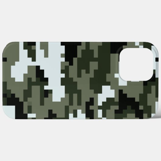 8 Bit Pixel Digital Urban Camouflage / Camouflage Case-Mate iPhone Hülle (Rückseite (Horizontal))