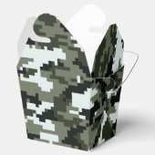 8 Bit Pixel Digital Urban Camouflage / Camouflage Geschenkschachtel (Geöffnet)