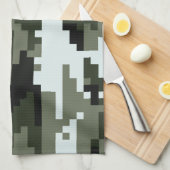 8 Bit Pixel Digital Urban Camouflage / Camouflage Handtuch (Viertel Falte)