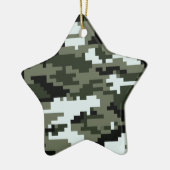 8 Bit Pixel Digital Urban Camouflage / Camouflage Keramikornament (Links)