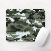 8 Bit Pixel Digital Urban Camouflage / Camouflage Mousepad (Mit Mouse)