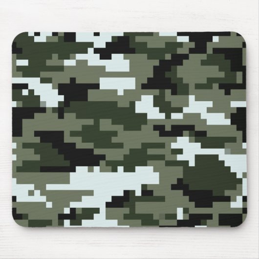 8 Bit Pixel Digital Urban Camouflage / Camouflage Mousepad (Vorne)