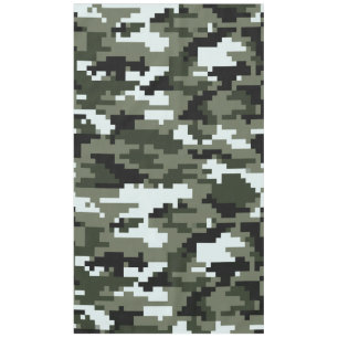 8 Bit Pixel Digital Urban Camouflage / Camouflage Tischdecke