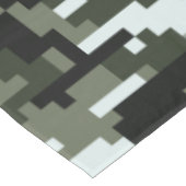 8 Bit Pixel Digital Urban Camouflage / Camouflage Tischdecke (Schrägansicht)