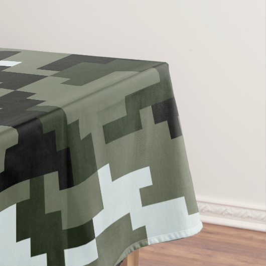 8 Bit Pixel Digital Urban Camouflage / Camouflage Tischdecke (Beispiel)