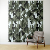 8 Bit Pixel Digital Urban Camouflage / Camouflage Wandteppich (Beispiel)