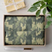 8 Bit-Pixel-Digital-Waldtarnung/-Camouflage Seidenpapier (Geschenk)