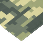 8 Bit-Pixel-Digital-Waldtarnung/-Camouflage Tischdecke (Schrägansicht)