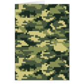 8 Bit Pixel Digital Woodland Camouflage / Camoufla (Vorne)