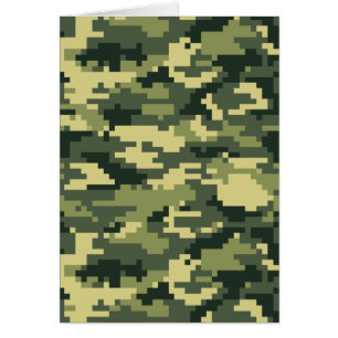8 Bit Pixel Digital Woodland Camouflage / Camoufla