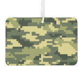 8 Bit Pixel Digital Woodland Camouflage / Camoufla Autolufterfrischer (Rückseite)