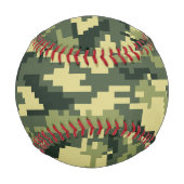 8 Bit Pixel Digital Woodland Camouflage / Camoufla Baseball (Rückseite)