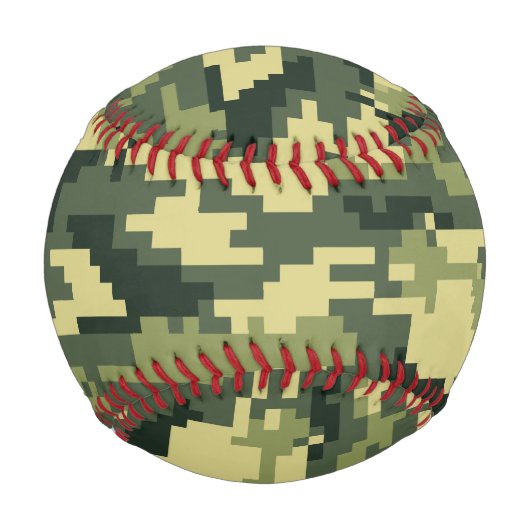 8 Bit Pixel Digital Woodland Camouflage / Camoufla Baseball (Vorderseite)