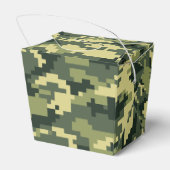 8 Bit Pixel Digital Woodland Camouflage / Camoufla Geschenkschachtel (Rückseite)