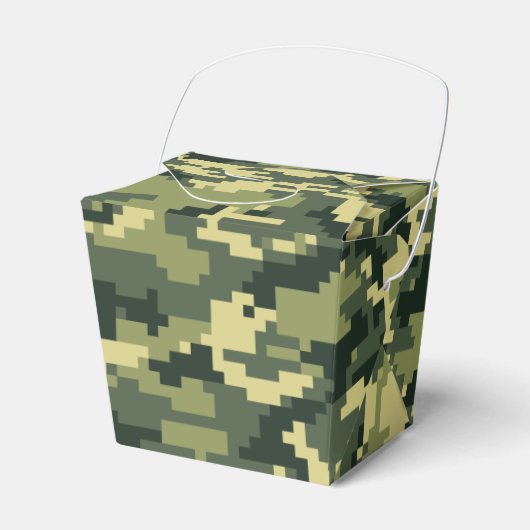 8 Bit Pixel Digital Woodland Camouflage / Camoufla Geschenkschachtel (Vorderseite)