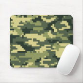8 Bit Pixel Digital Woodland Camouflage / Camoufla Mousepad (Mit Mouse)