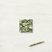 8 Bit Pixel Digital Woodland Camouflage / Camoufla Post-it Klebezettel (Auf Schreibtisch)