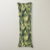 8 Bit Pixel Digital Woodland Camouflage / Camoufla Seitenschläferkissen (Vorderseite Vertikal)