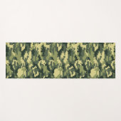 8 Bit Pixel Digital Woodland Camouflage / Camoufla Yogamatte (Vorderseite (Horizontal))