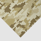 8 Bit Pixel Digital Wüste Camouflage / Camouflage Seidenpapier (Ausschnitt)