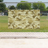 8 Bit-Pixel-Digital-Wüsten-Tarnung/Camouflage Banner (Insitu)
