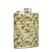 8 Bit-Pixel-Digital-Wüsten-Tarnung/Camouflage Flachmann (Rechts)