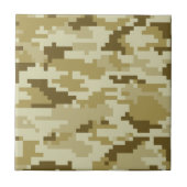8 Bit-Pixel-Digital-Wüsten-Tarnung/Camouflage Fliese (Vorderseite)