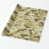 8 Bit-Pixel-Digital-Wüsten-Tarnung/Camouflage Geschenkpapier (Ungerollt)