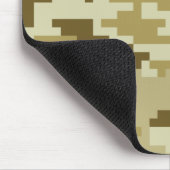 8 Bit-Pixel-Digital-Wüsten-Tarnung/Camouflage Mousepad (Ecke)