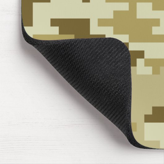 8 Bit-Pixel-Digital-Wüsten-Tarnung/Camouflage Mousepad (Ecke)