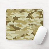 8 Bit-Pixel-Digital-Wüsten-Tarnung/Camouflage Mousepad (Mit Mouse)