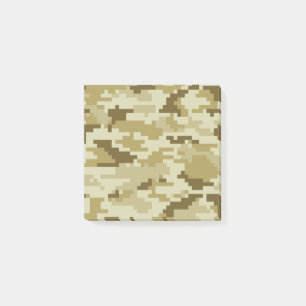 8 Bit-Pixel-Digital-Wüsten-Tarnung/Camouflage Post-it Klebezettel