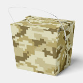 8 Bit Pixel digitale Wüste Camouflage / Camouflage Geschenkschachtel (Rückseite)
