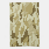8 Bit Pixel digitale Wüste Camouflage / Camouflage Geschirrtuch (Vertikal)