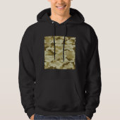 8 Bit Pixel digitale Wüste Camouflage / Camouflage Hoodie (Vorderseite)