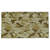 8 Bit Pixel digitale Wüste Camouflage / Camouflage Kissenbezug (Vorderseite-Rechts)
