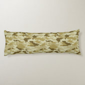 8 Bit Pixel digitale Wüste Camouflage / Camouflage Seitenschläferkissen (Rückseite)